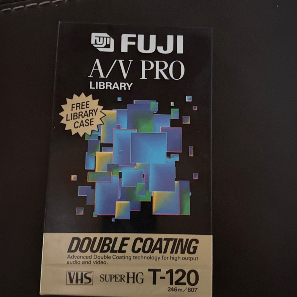 Fuji A/V Pro VHS Tape sealed box